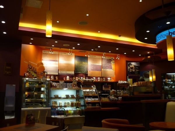 Coffee heaven in bar